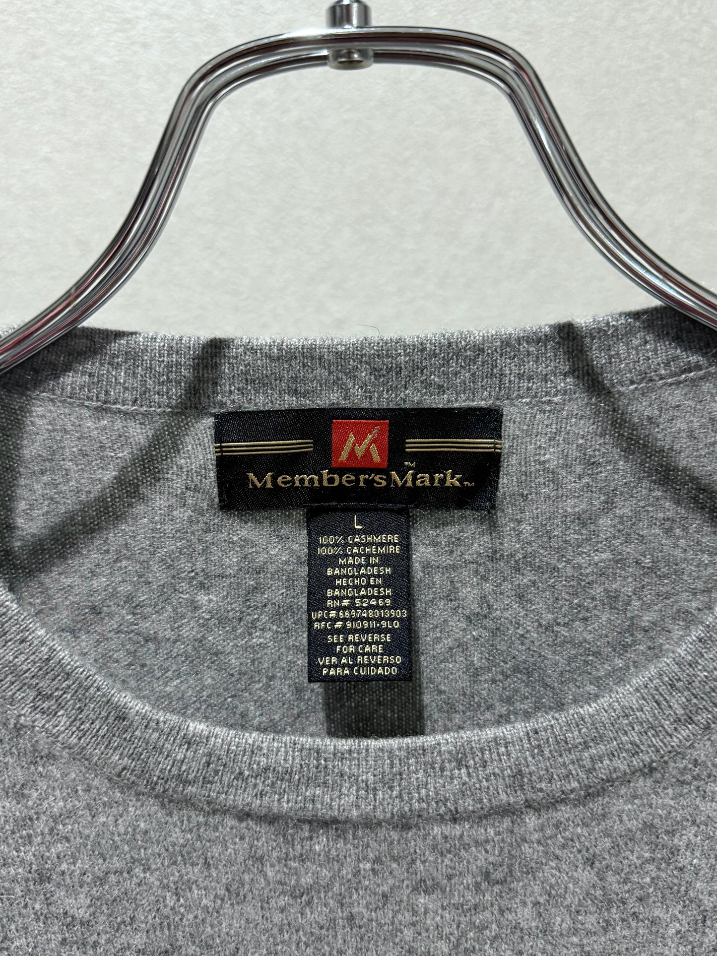 00's Member's Mark cashmere knit