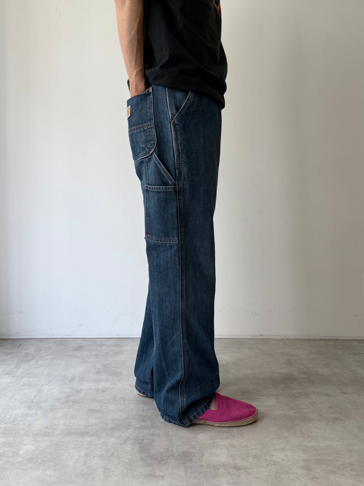 00's carhartt denim painter pants