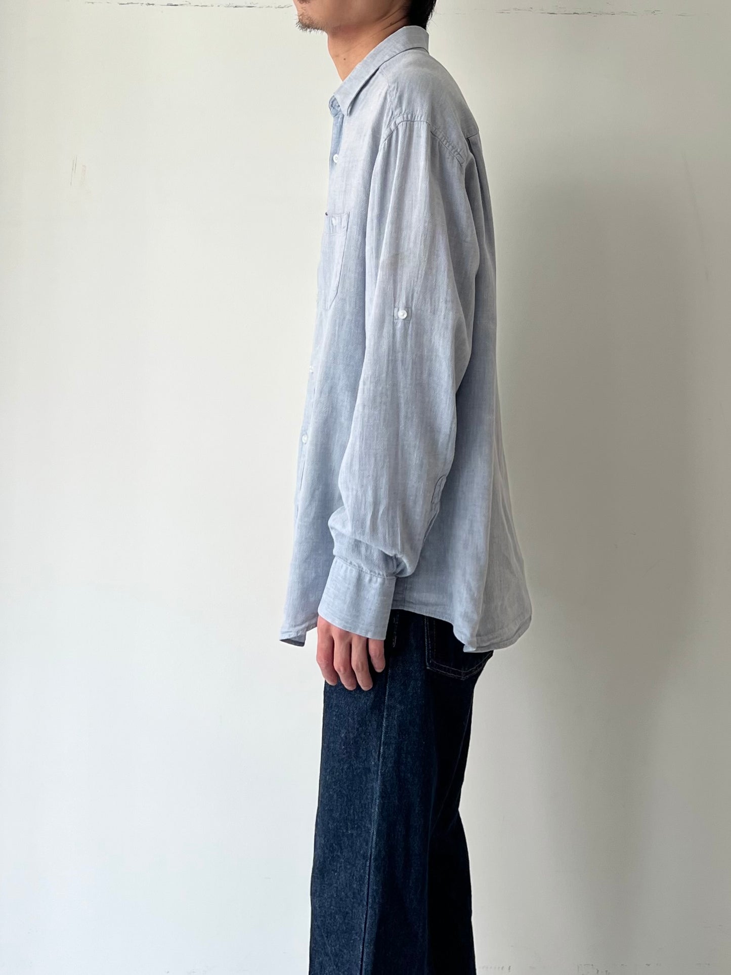 00's CUBAVERA linen shirt "DEAD STOCK"