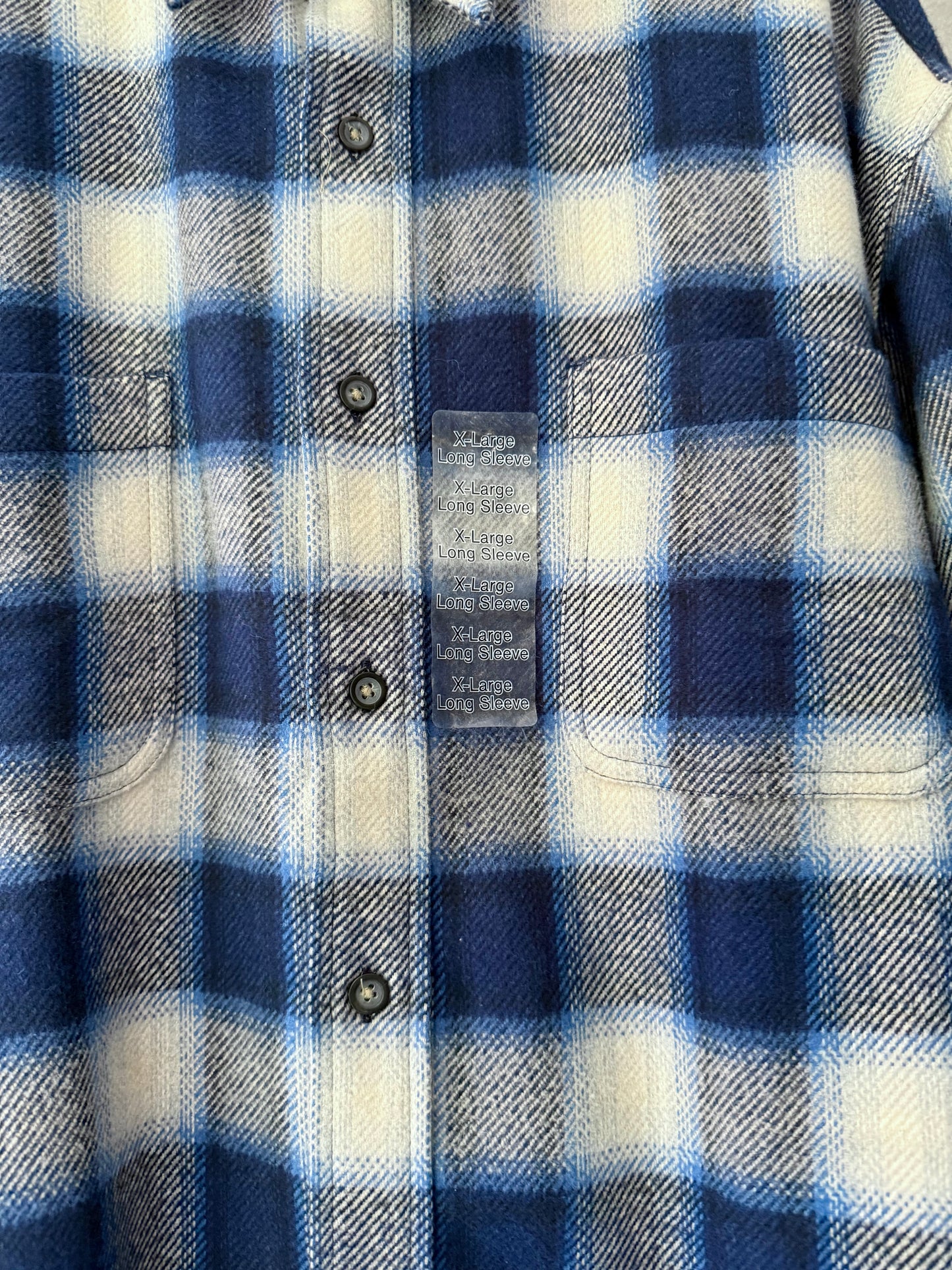 00's ST.JOHN'S BAY flannel shirt "DEAD STOCK"