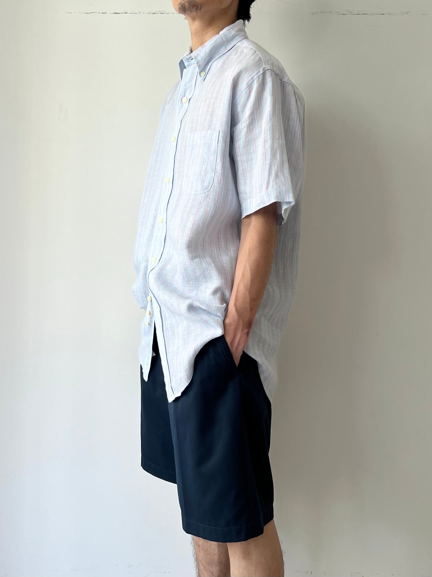 00's Brooks Brothers linen BD shirt