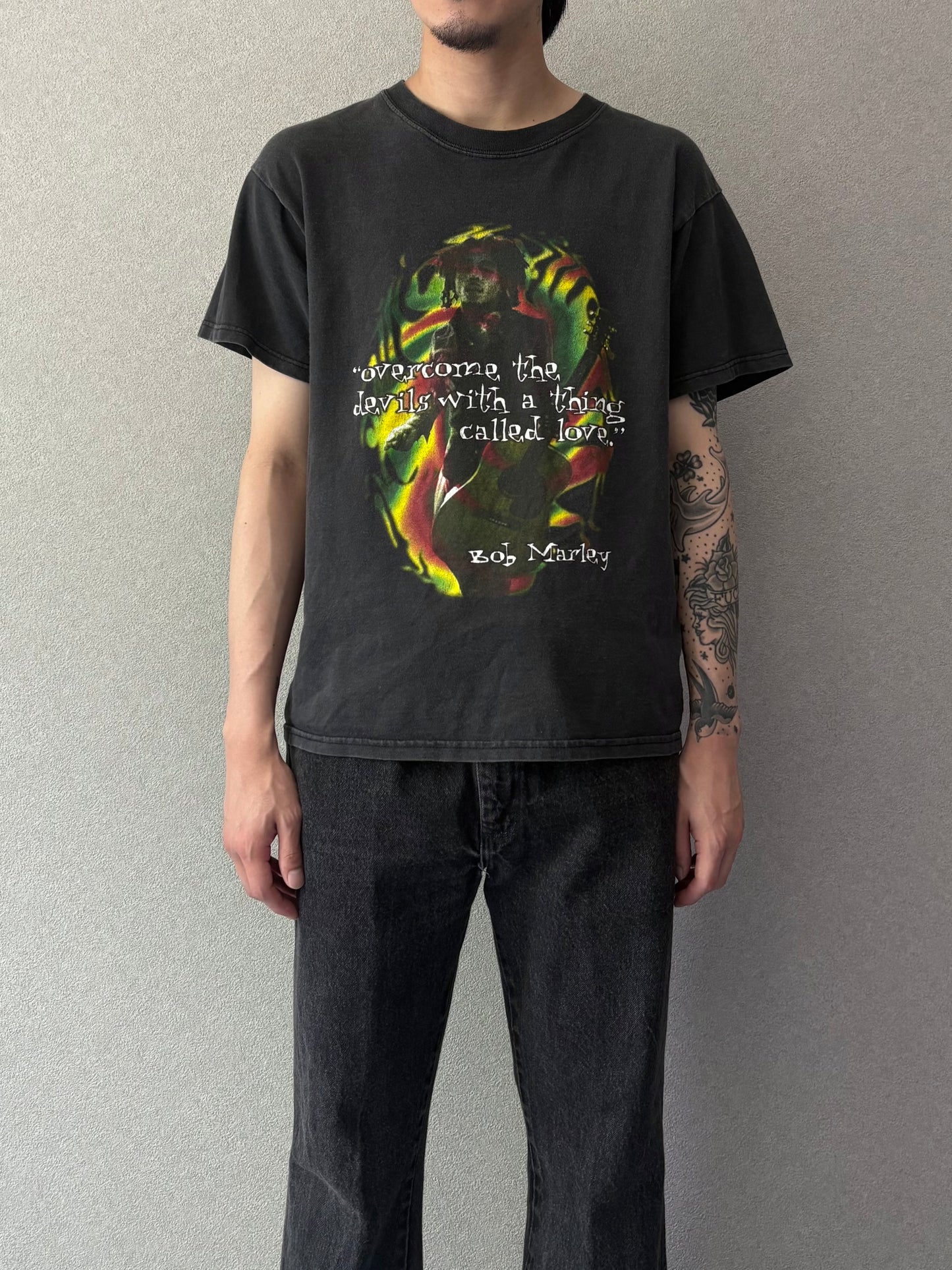 00's BOB MARLEY music t-shirt
