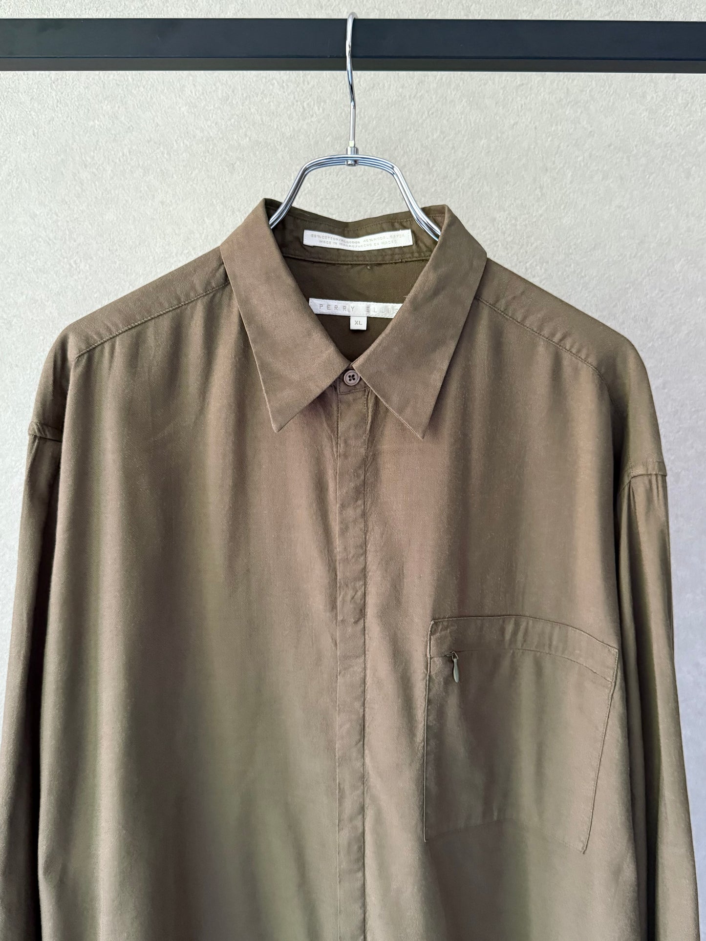 90's PERRY ELLIS rayon shirt