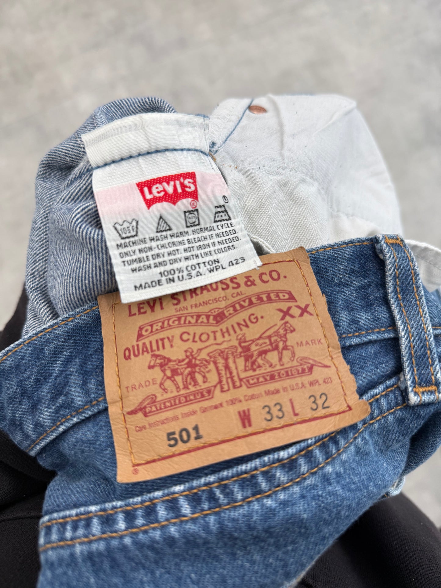 90's Levi's 501 denim pants "Made in USA"
