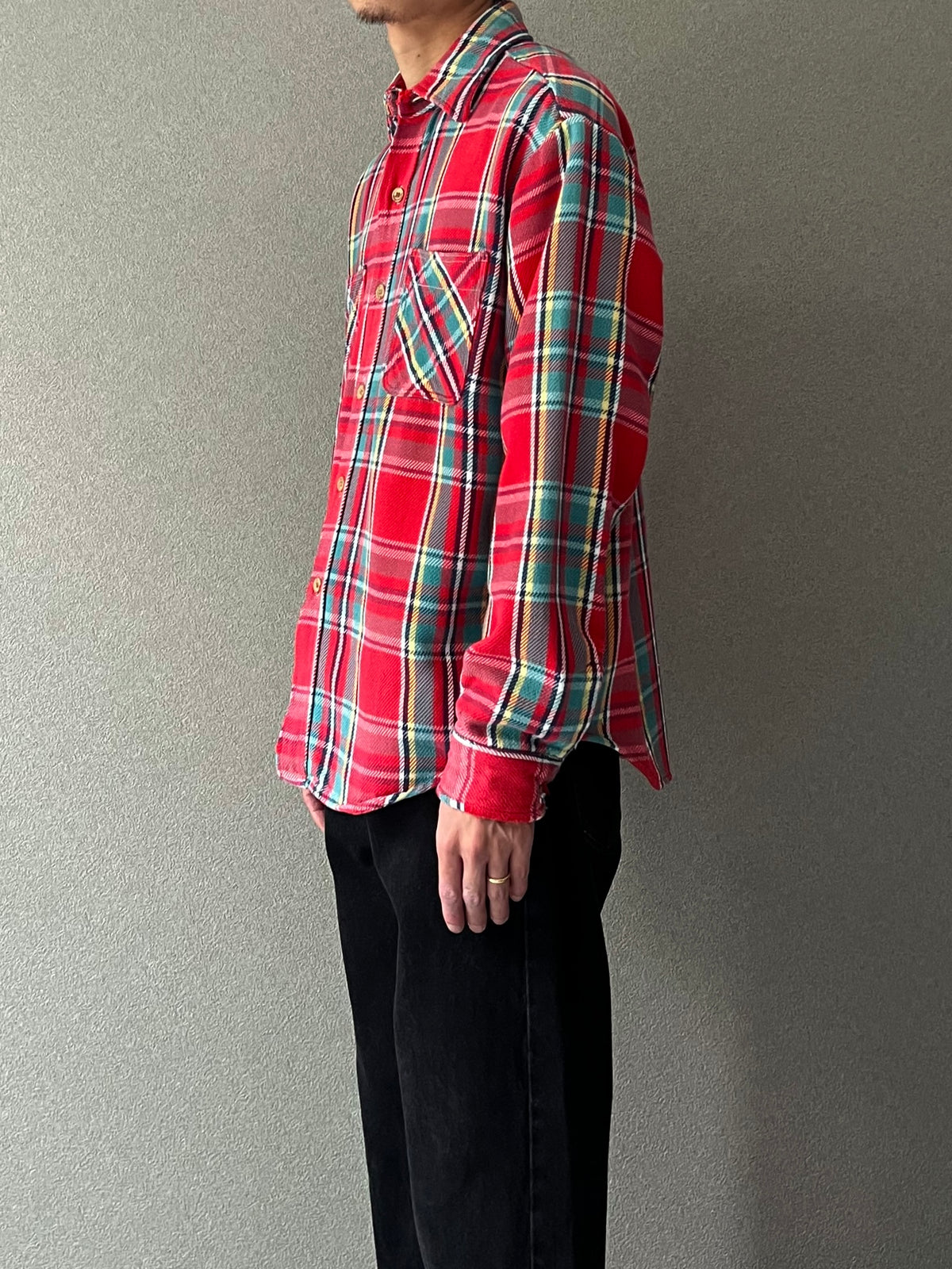 70's BIGMAC flannel shirt "Made in USA"