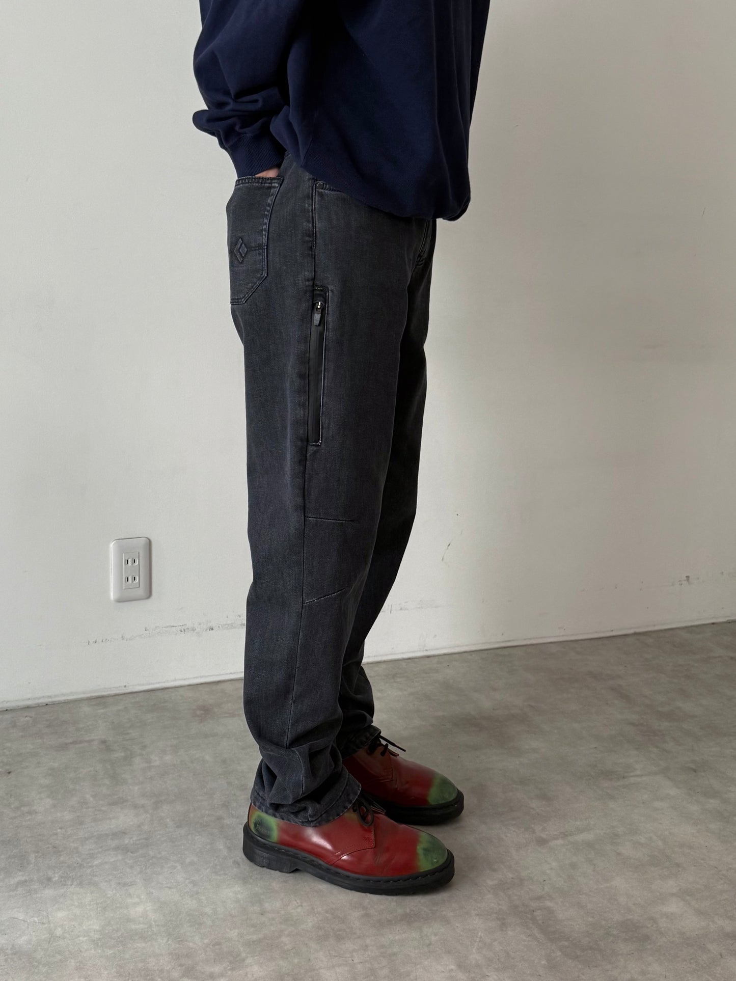 00's BLACK DIAMOND denim pants "DEAD STOCK"