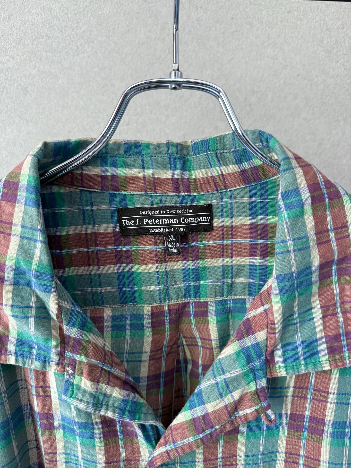 00's The J.Peterman Company open collar shirt