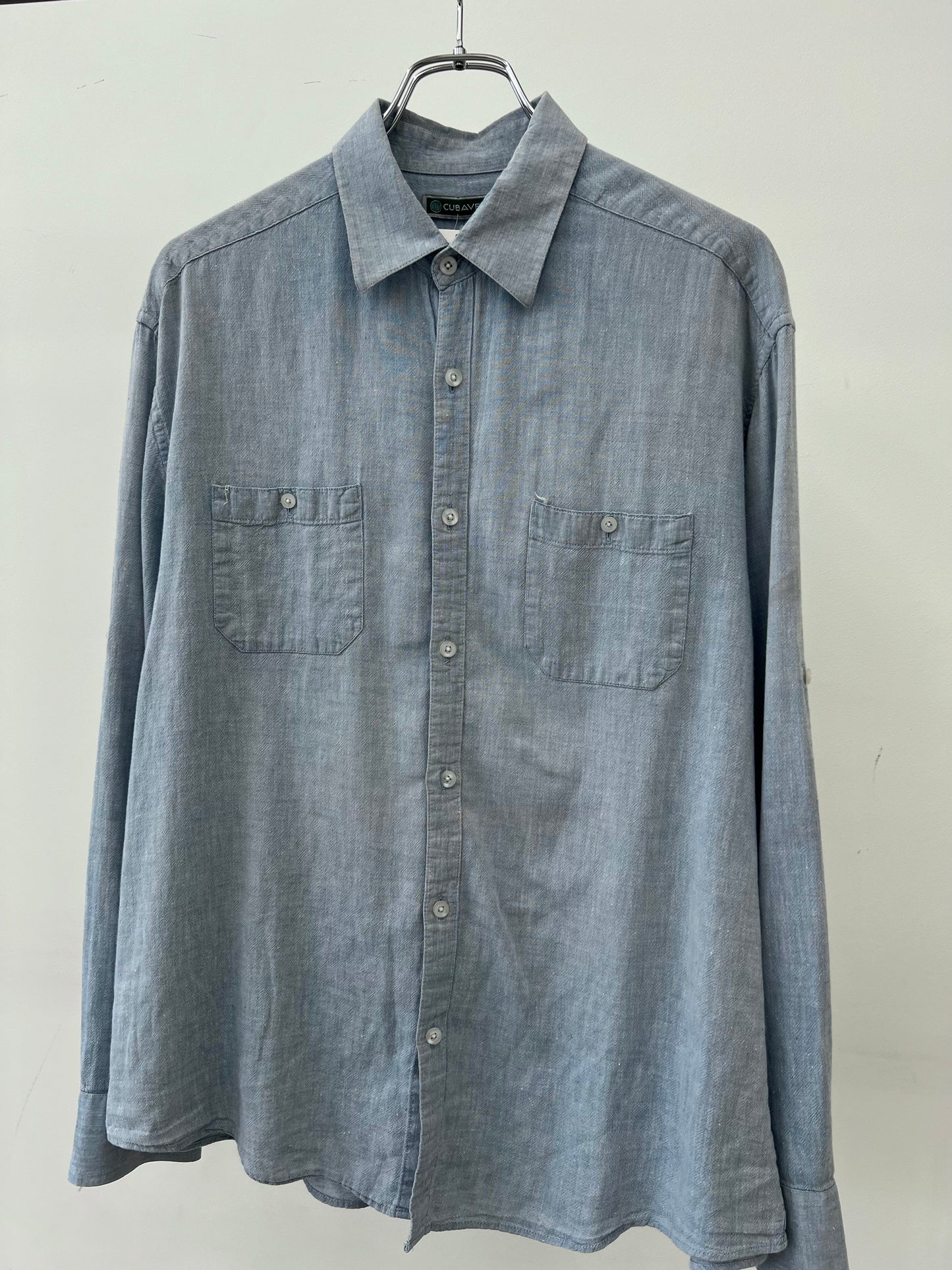 00's CUBAVERA linen shirt "DEAD STOCK"