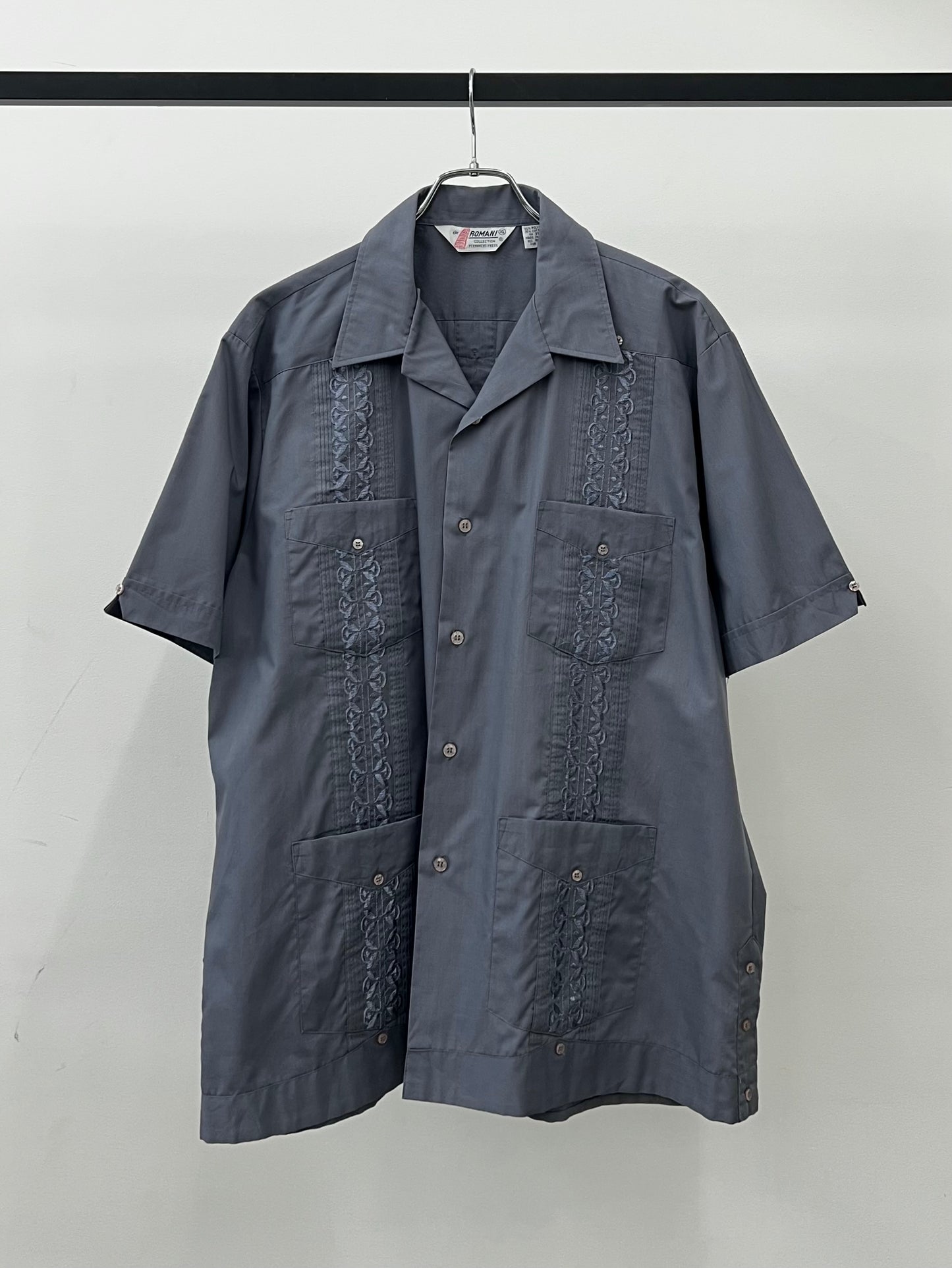 90's ROMANI guayabera shirt