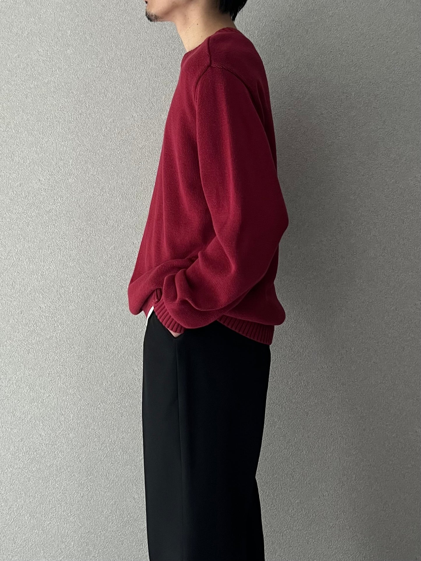 00's ST.JOHN'S BAY cotton knit sweater