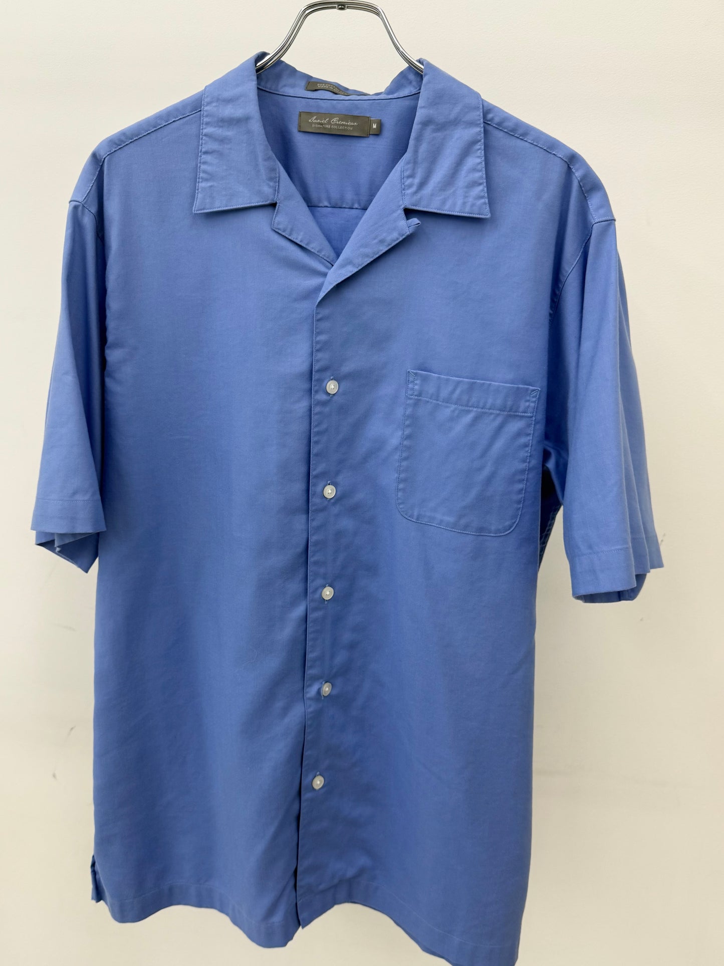00's Daniel Cremieux open collar shirt