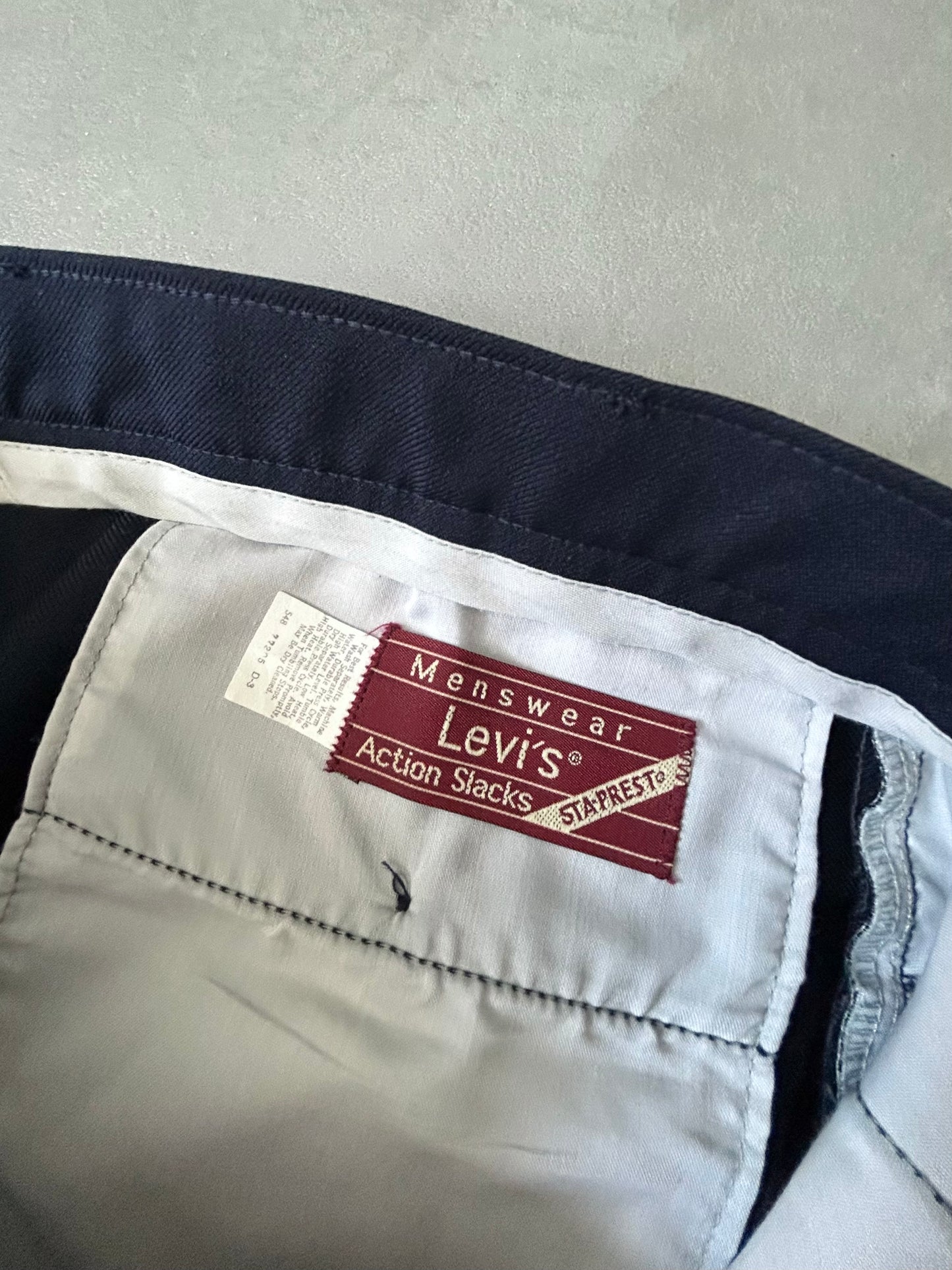80's Levi's action slacks