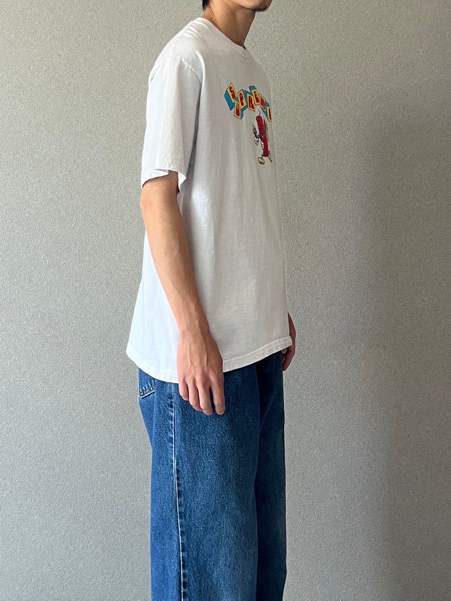10's〜 SUPREME skate t-shirt "Made in USA"