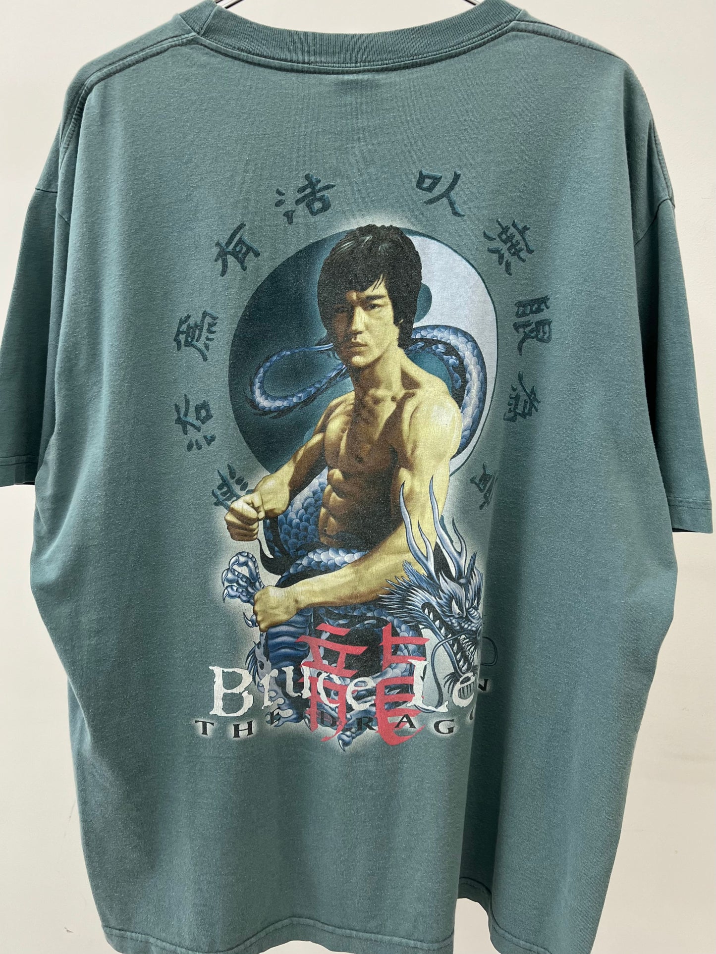 90's〜 Bruce Lee printed t-shirt