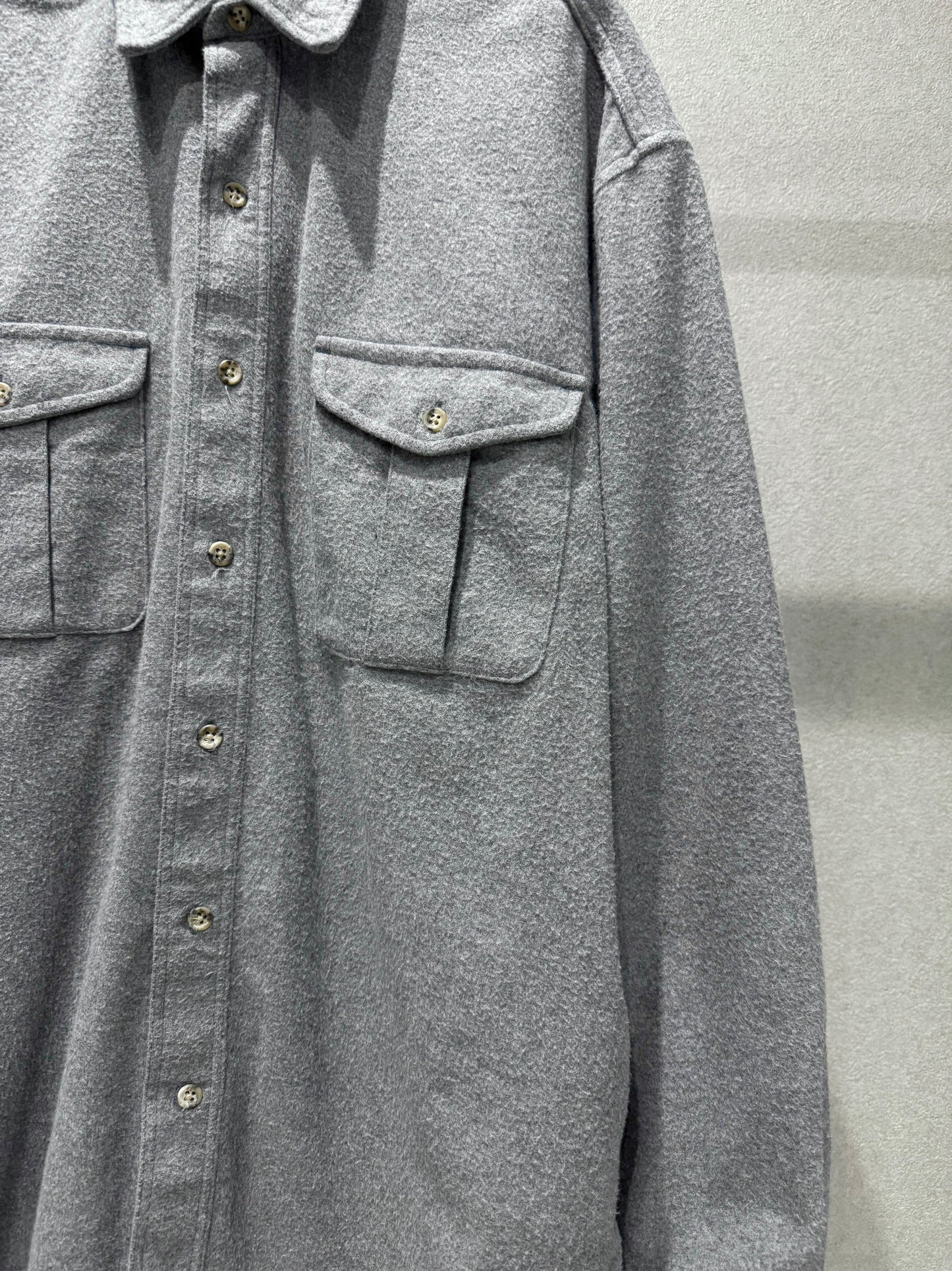 80's Eddie Bauer chamois cloth shirt "Made in USA"