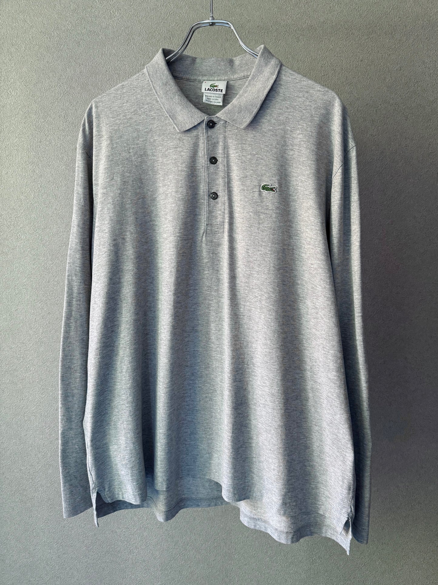 90's LACOSTE L/S Polo shirt