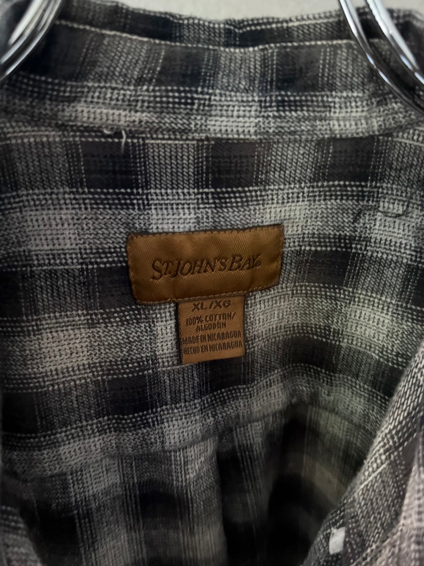00's ST. JOHN'S BAY flannel shirt