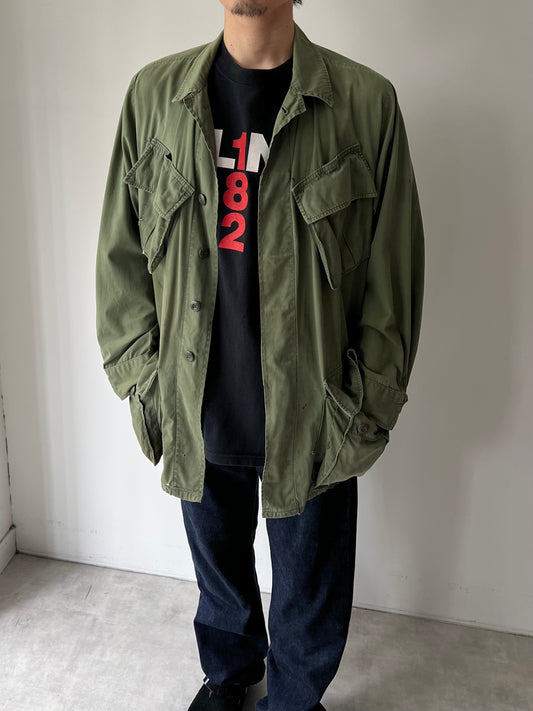 60's US.ARMY jungle fatigue jacket "3rd"