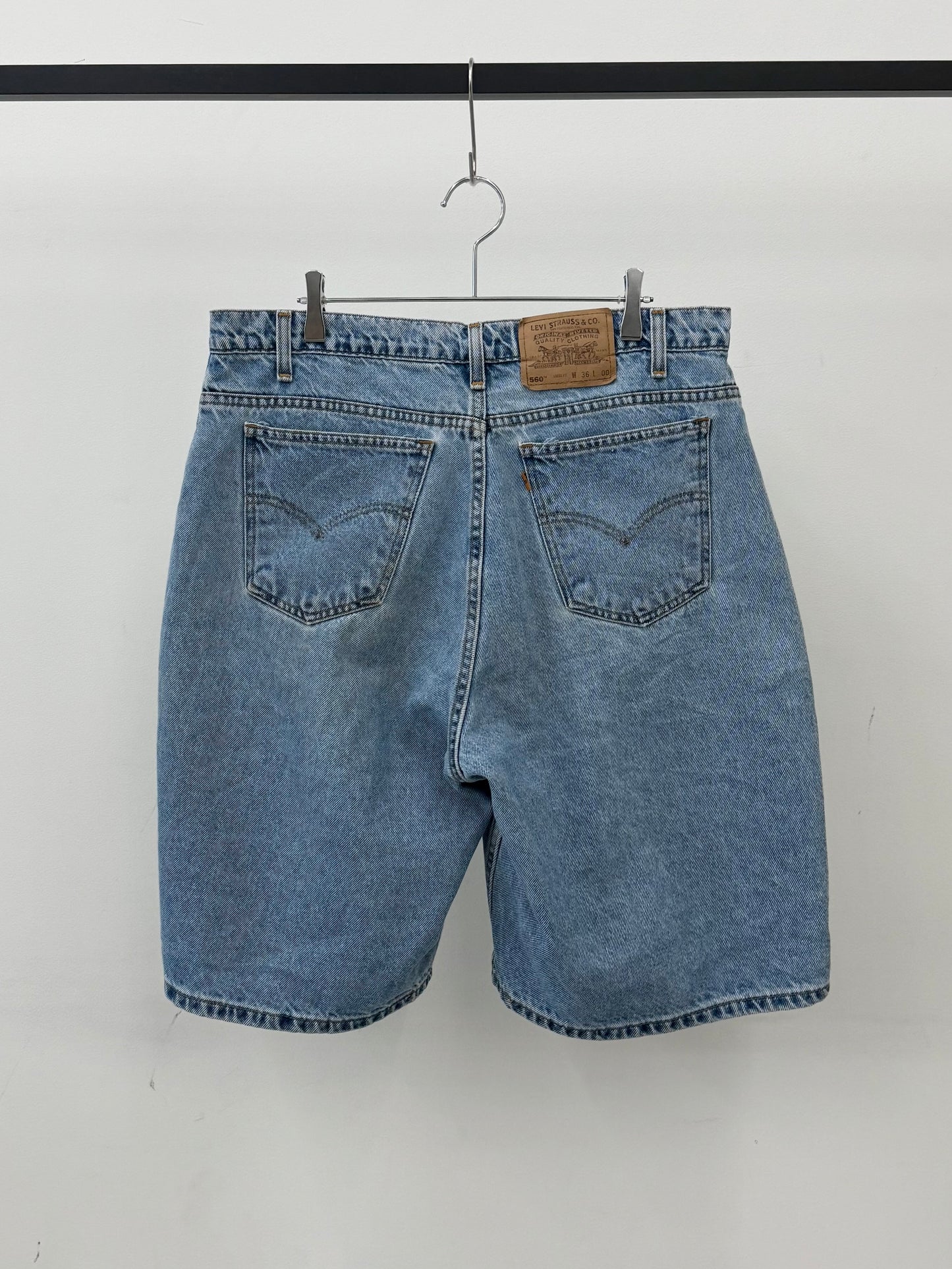 90's Levi's 560 denim shorts "Made in MEXICO"