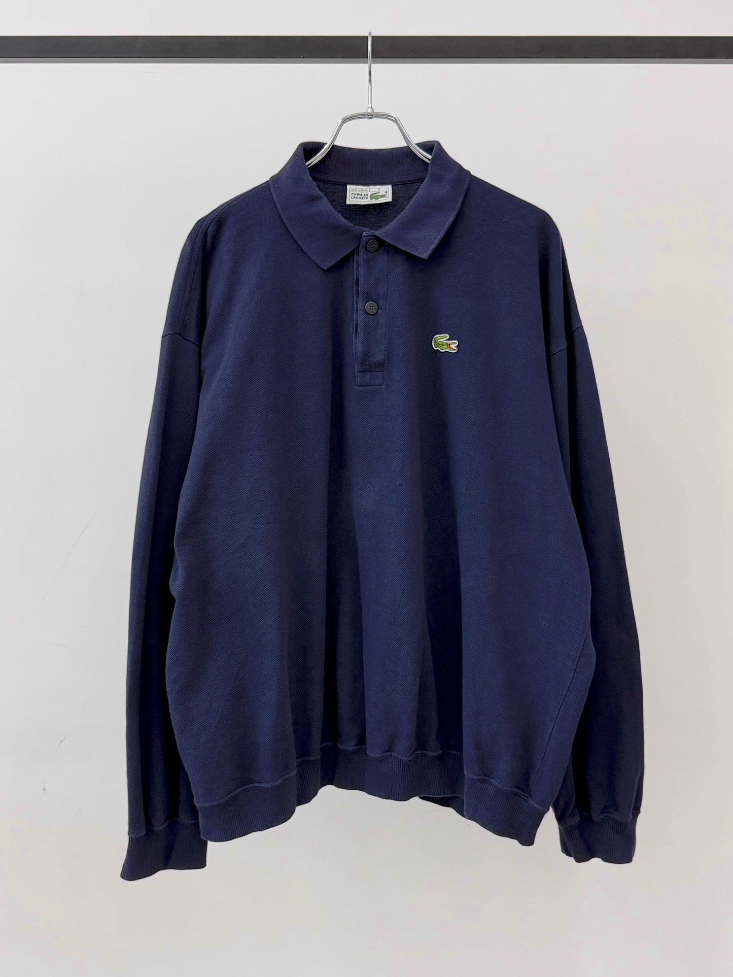 80's LACOSTE L/S polo shirt "Made in FRANCE"