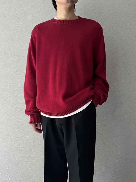 00's ST.JOHN'S BAY cotton knit sweater