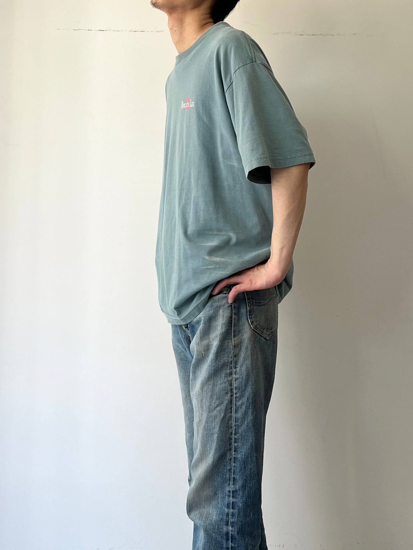 90's〜 Bruce Lee printed t-shirt