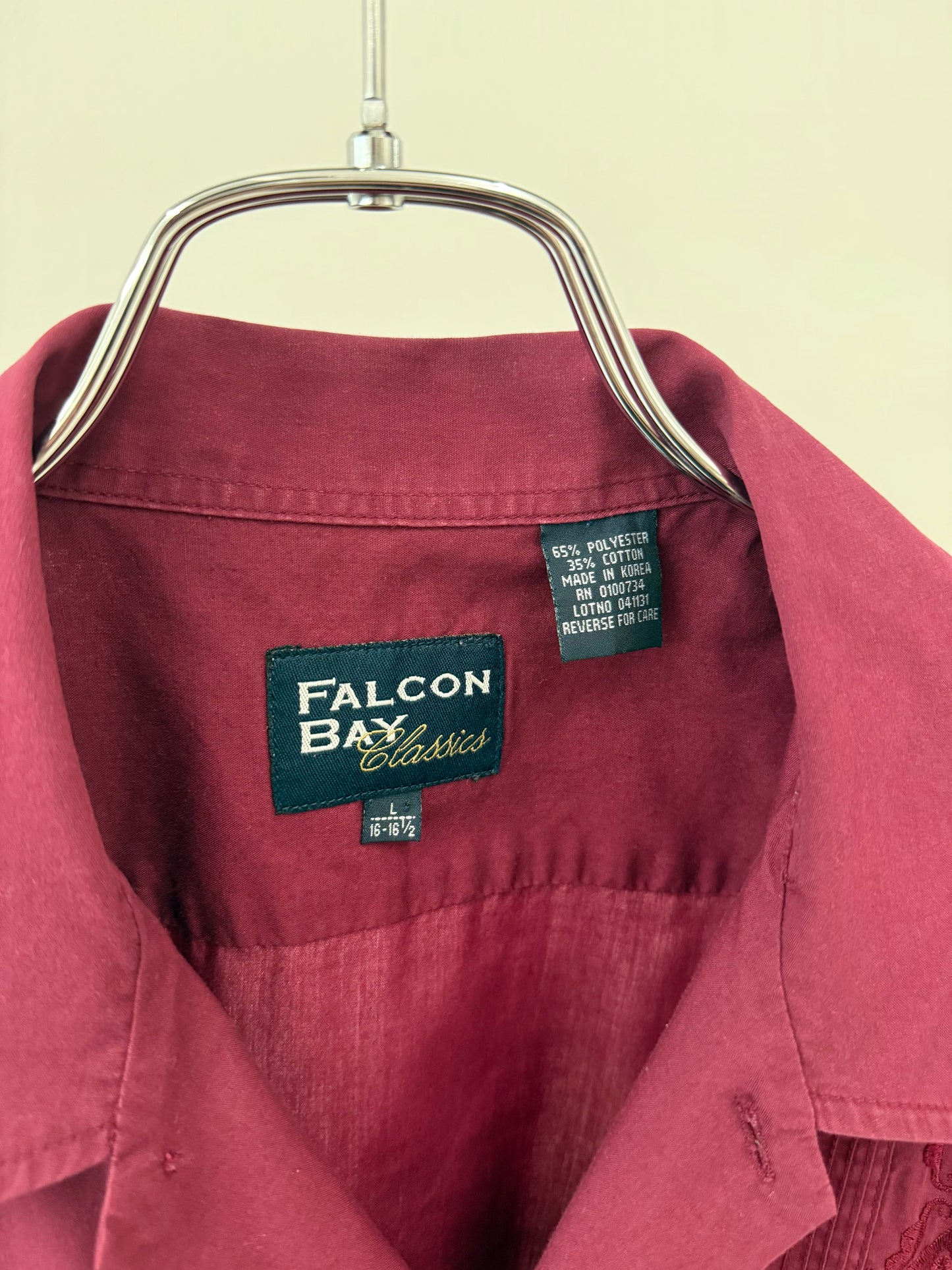 00's FALCON BAY guayabera shirt