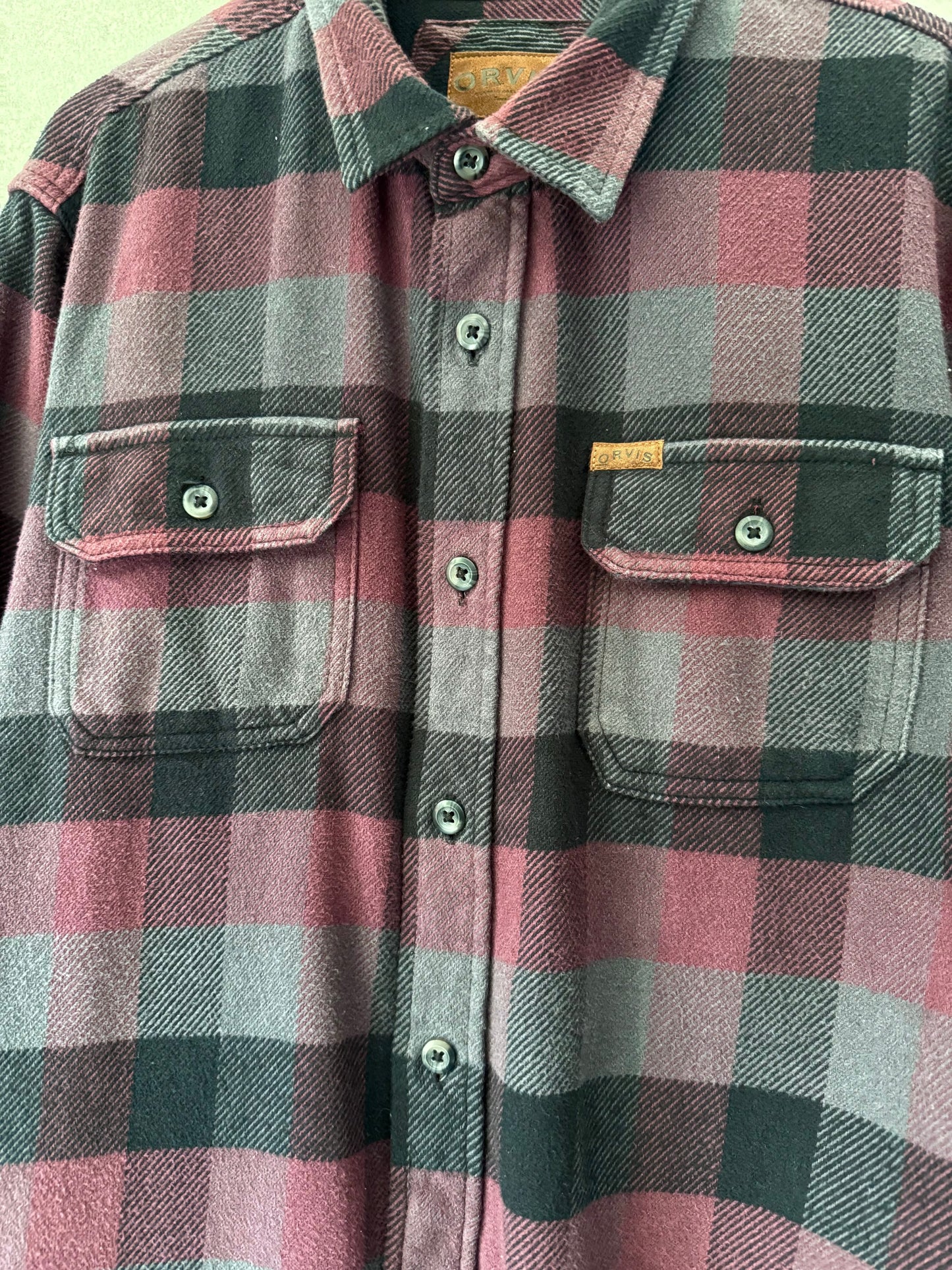 00's ORVIS flannel shirt