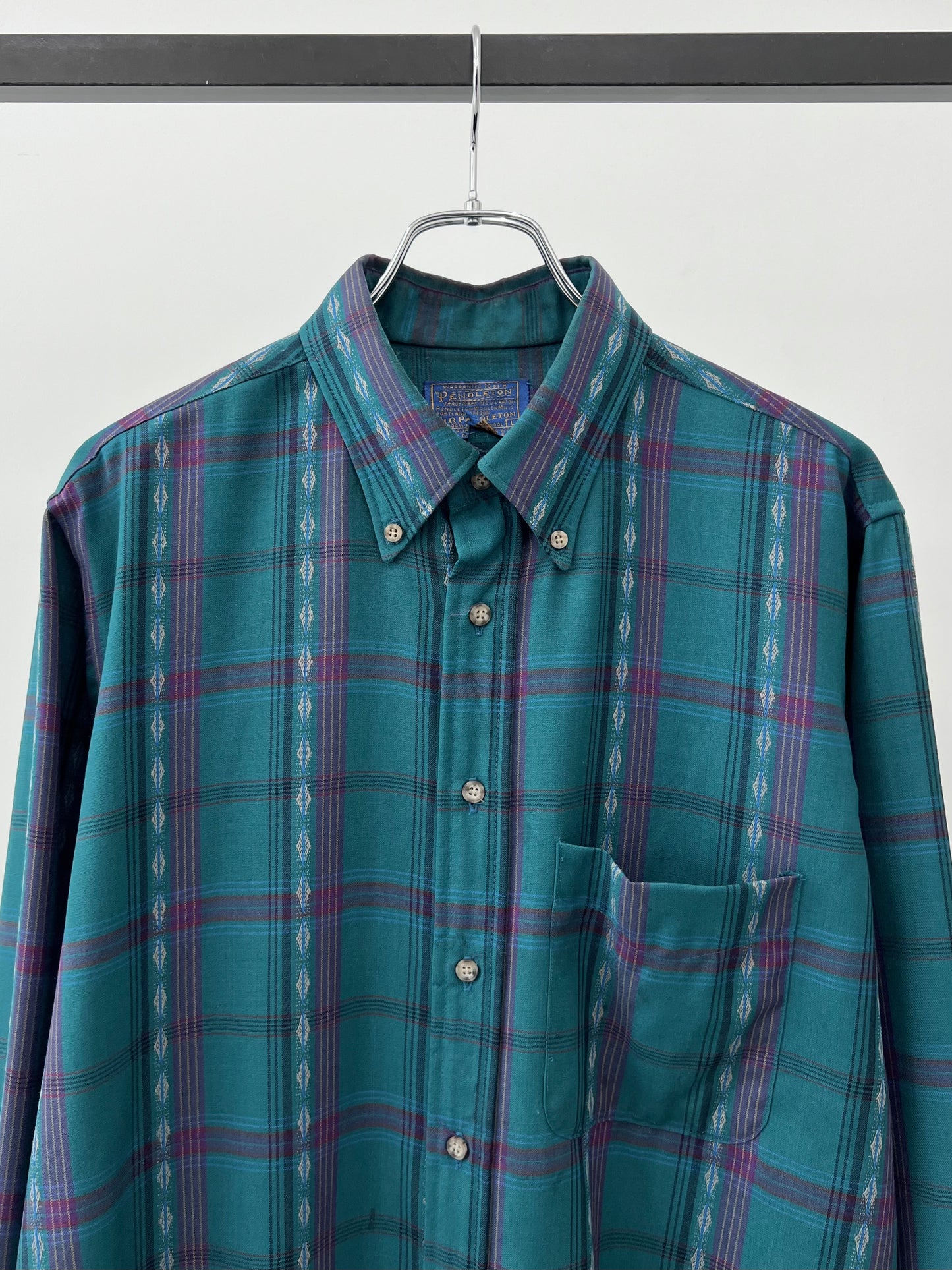 70's SIR PENDLETON wool shirt "Made in USA"