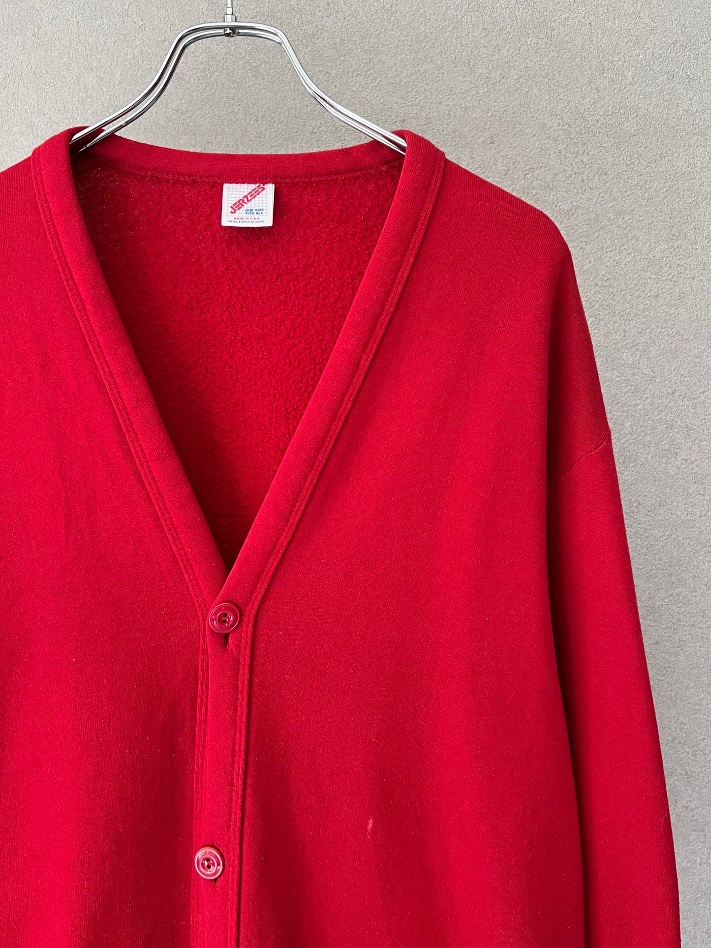 80's JERZEES sweat cardigan