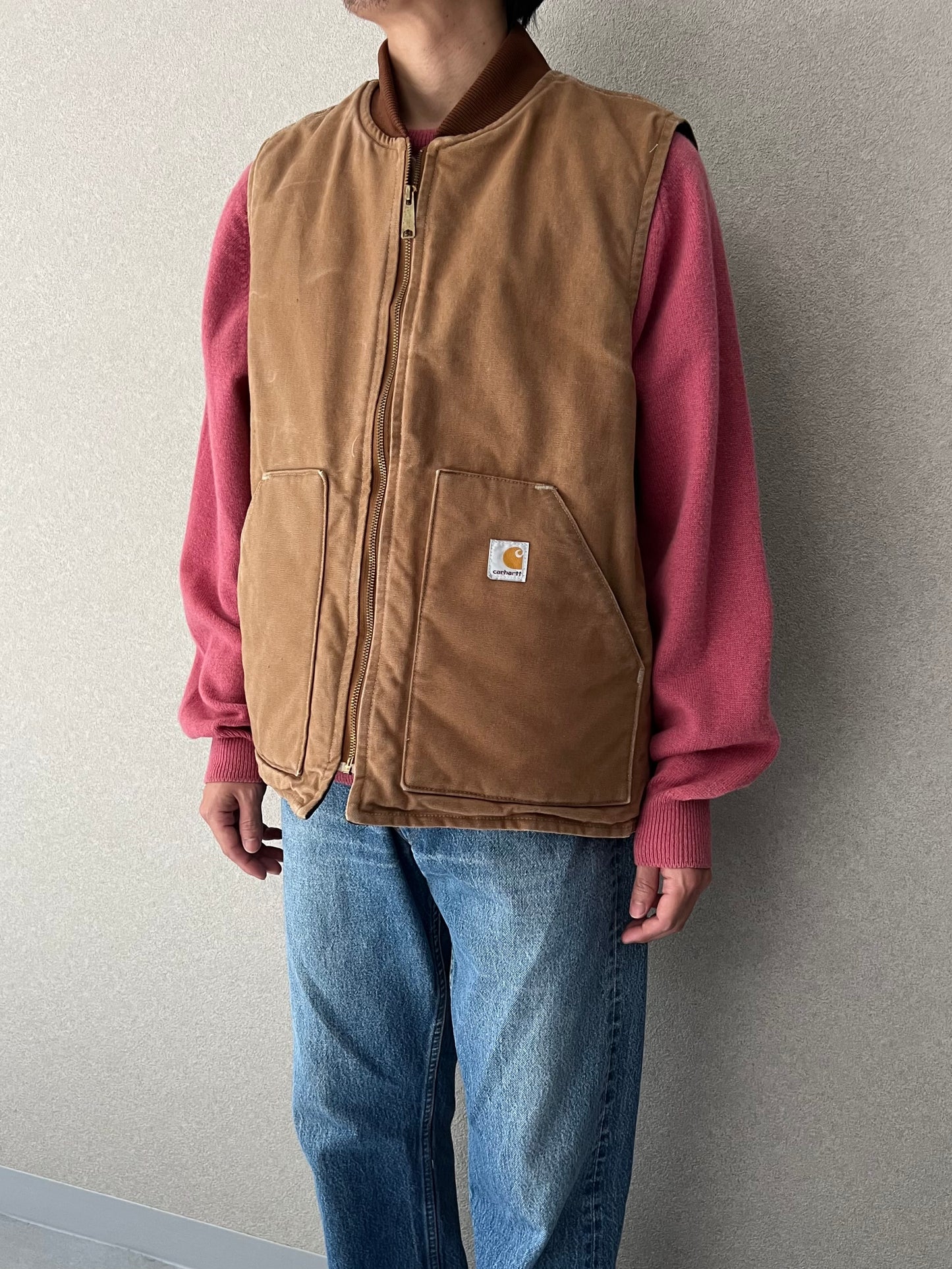 90's carhartt work vest "Made in USA"