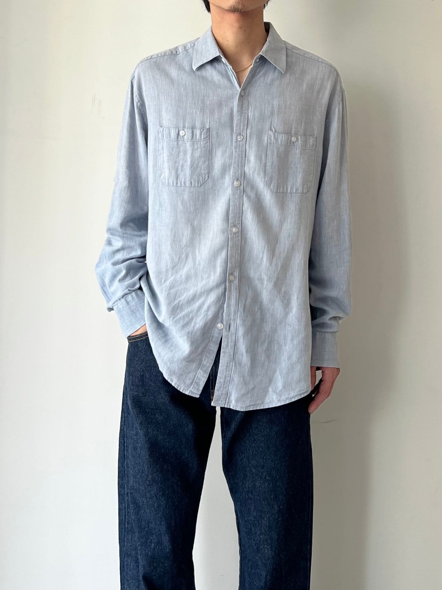 00's CUBAVERA linen shirt "DEAD STOCK"