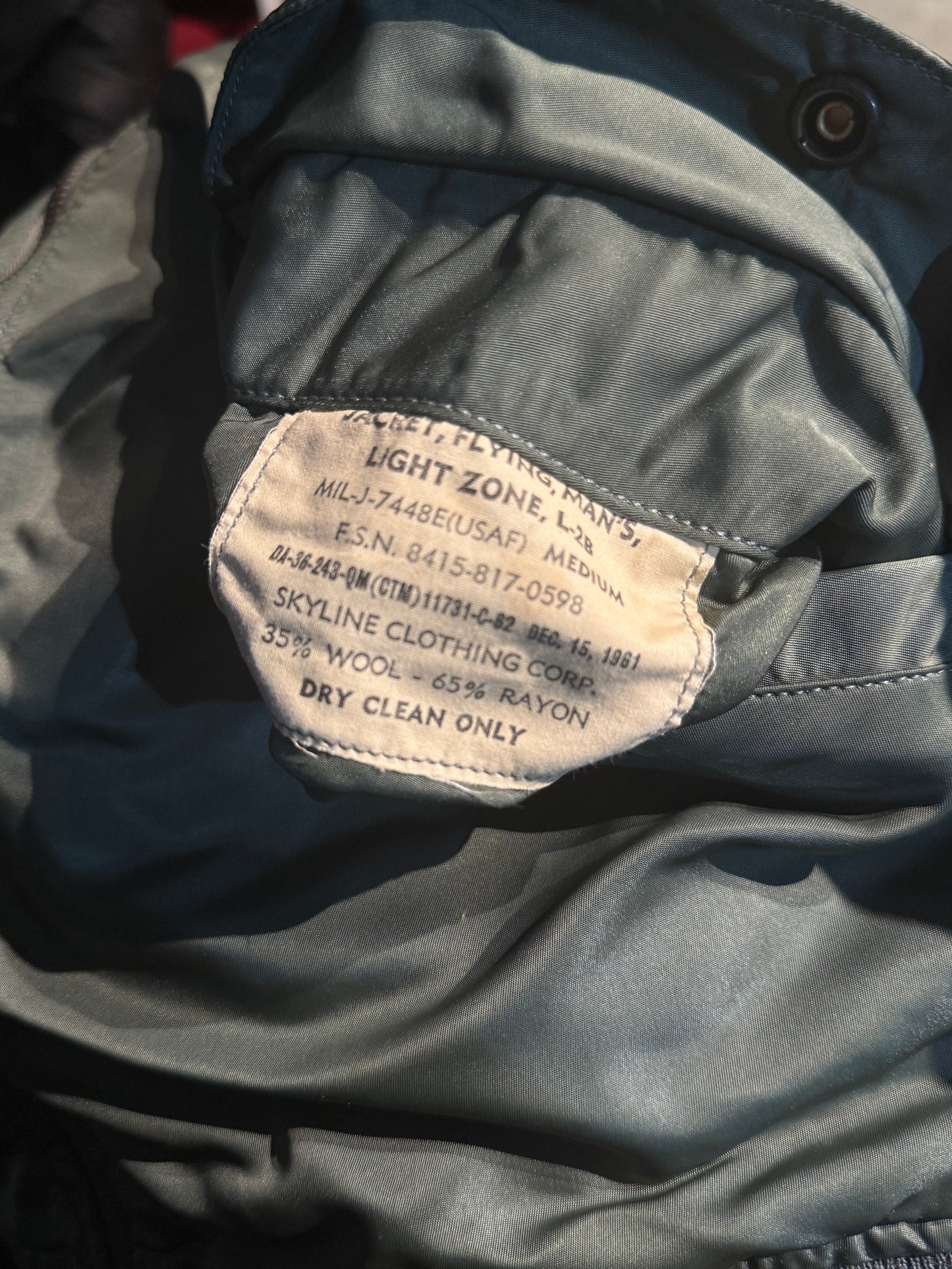 60's US.AIR FORCE L-2B flight jacket