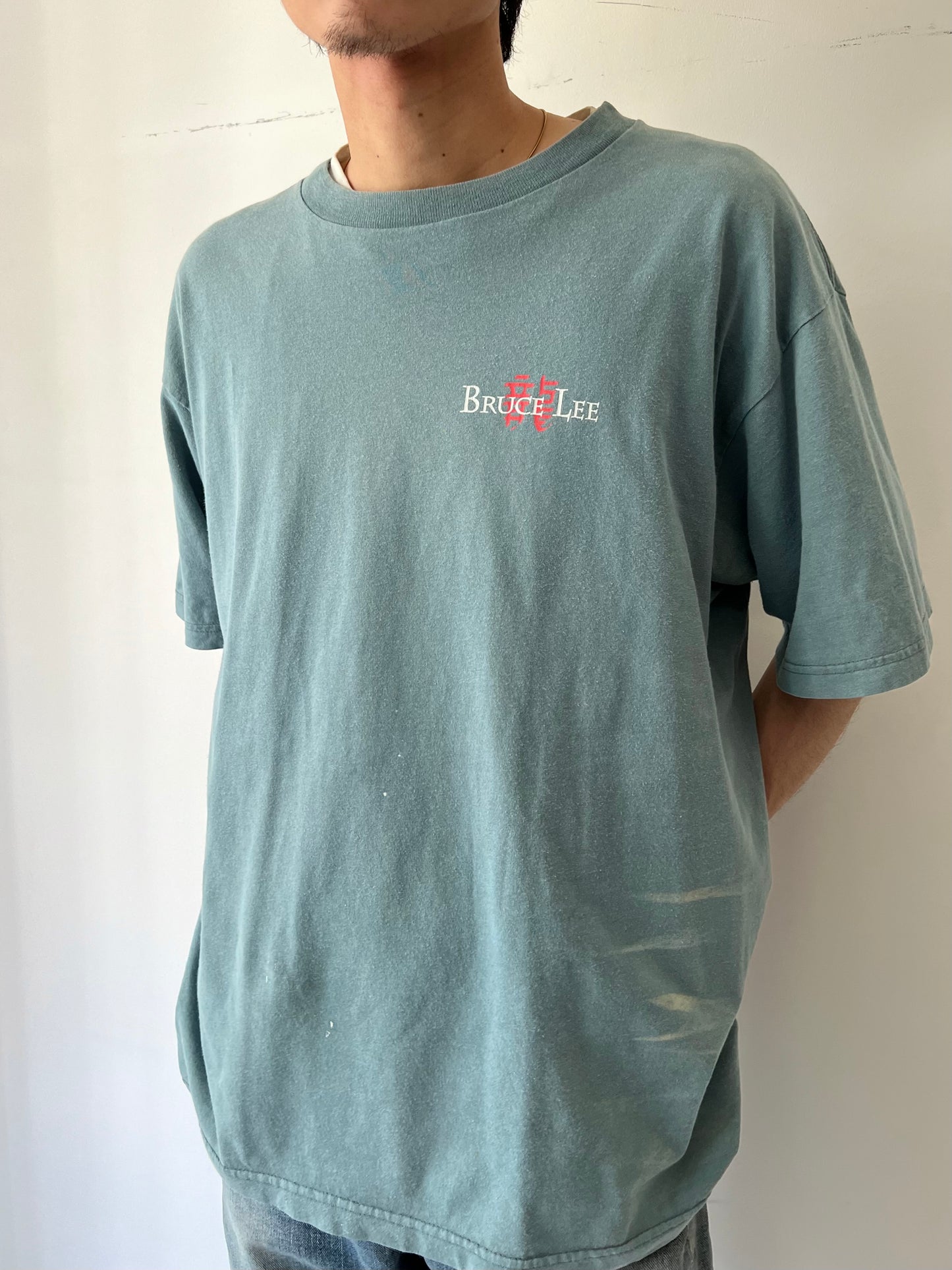 90's〜 Bruce Lee printed t-shirt