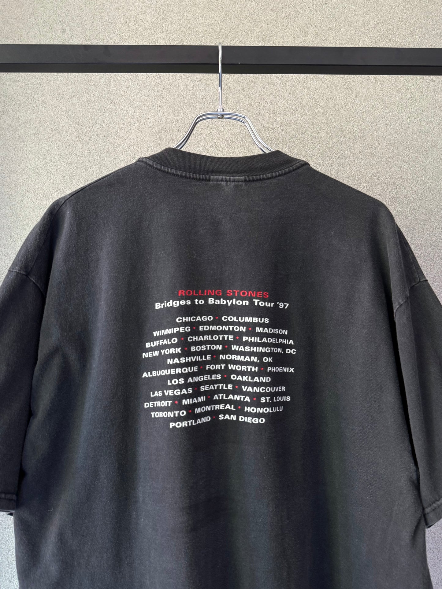 90's The Rolling Stones music t-shirt "Made in USA"