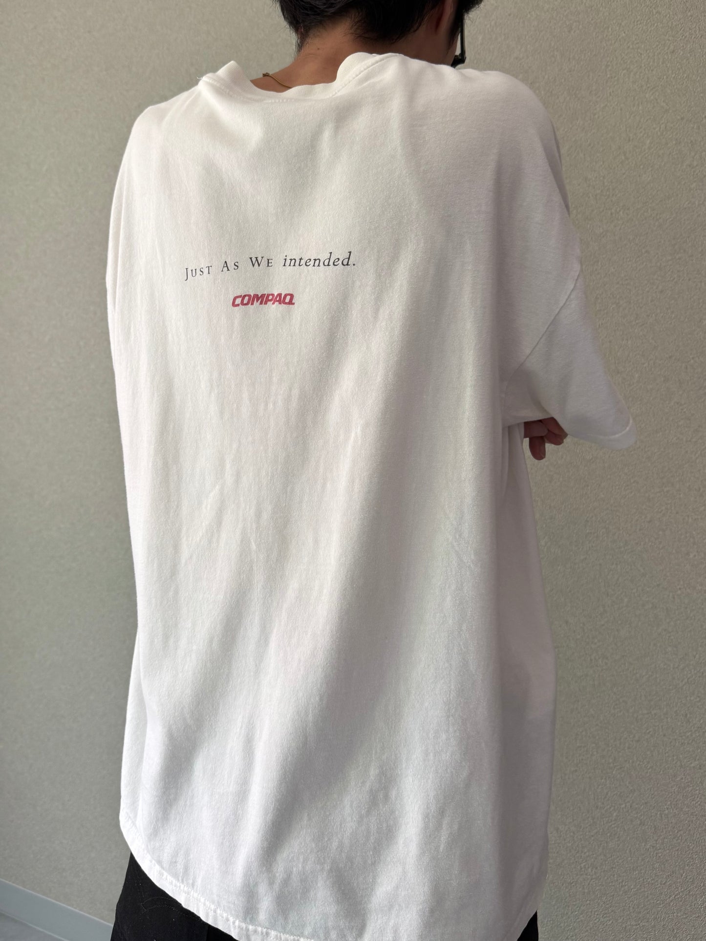 90's COMPAQ t-shirt "MADE IN USA"