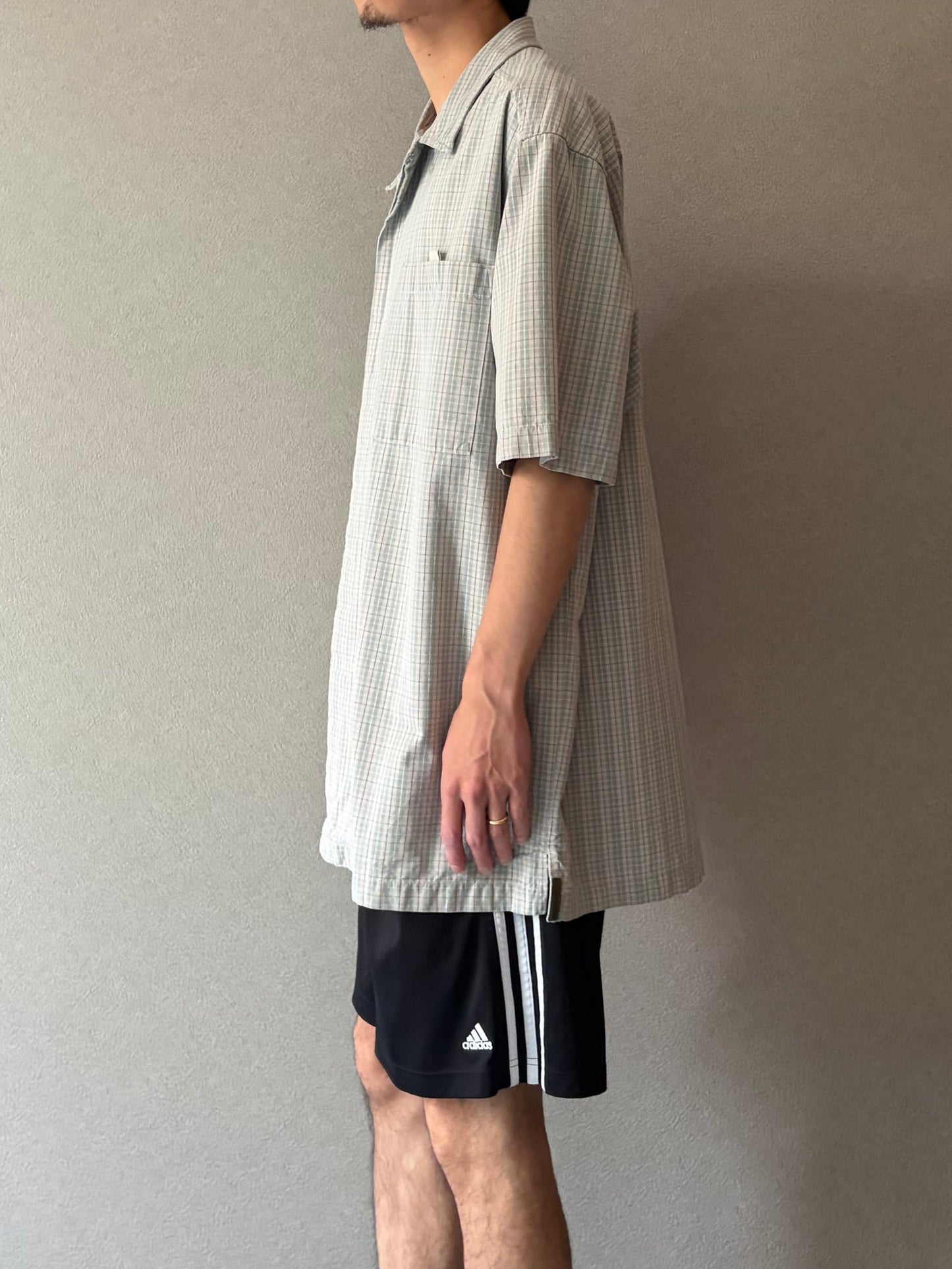 00's Levi's silverTab open collar shirt
