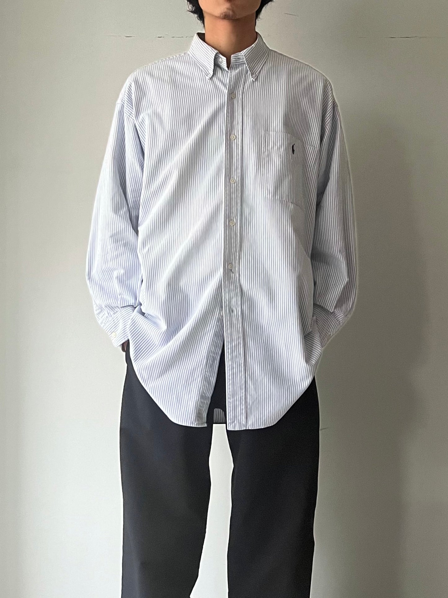 90's Polo Ralph Lauren BD shirt "BIG SHIRT"