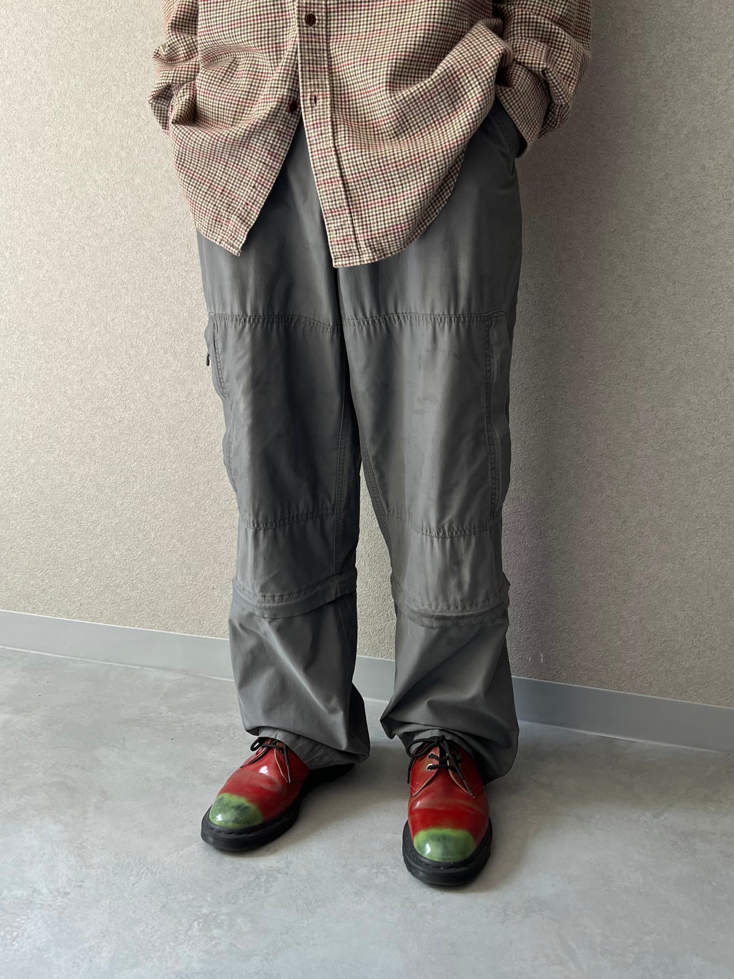 00's GAP cotton×nylon convertible cargo pants