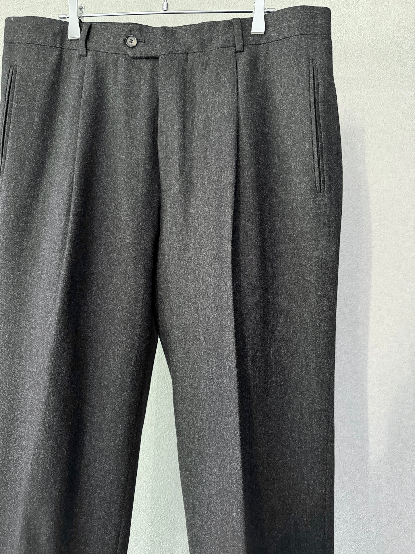 90's HUGO BOSS cashmere blend wool slacks
