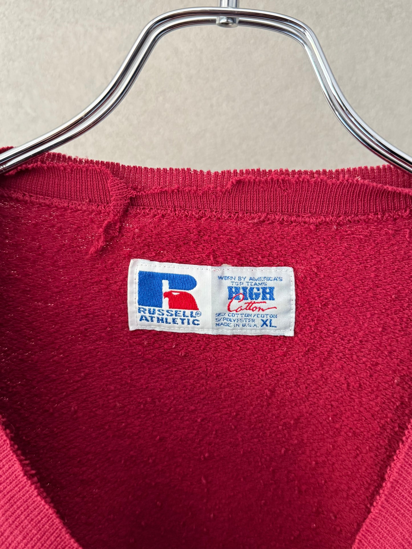 90's RUSSELL HIGH COTTON sweater "Made in USA"