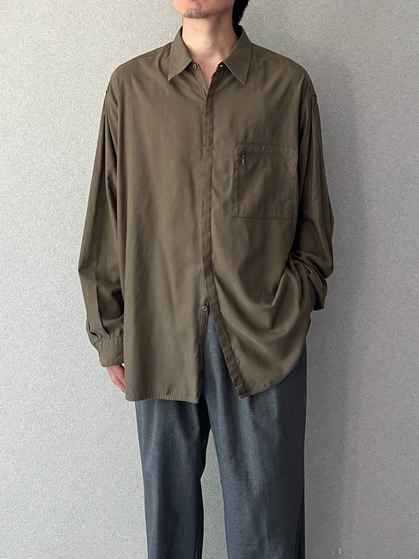 90's PERRY ELLIS rayon shirt