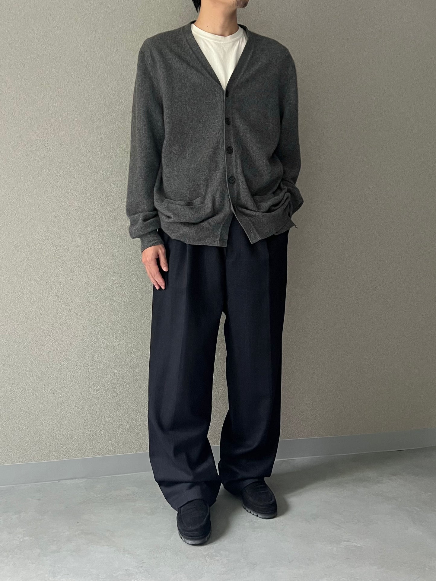 00's LANDS' END cashmere knit cardigan