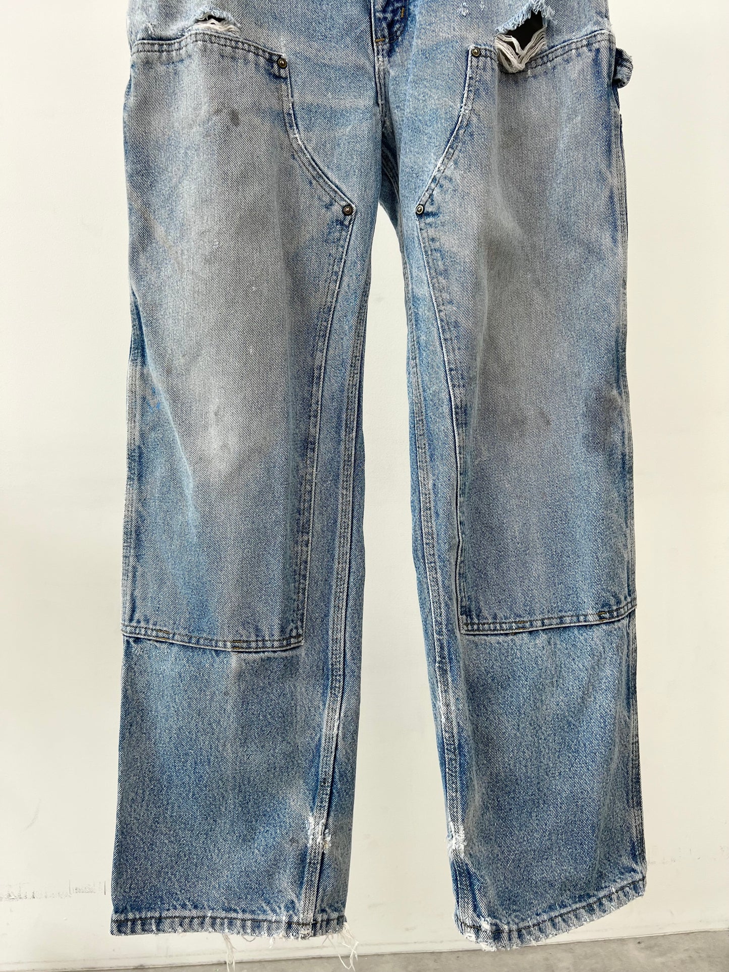 00's carhartt double knee denim painter pants