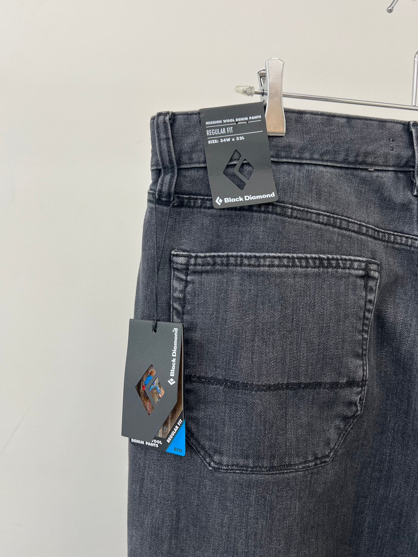 00's BLACK DIAMOND denim pants "DEAD STOCK"