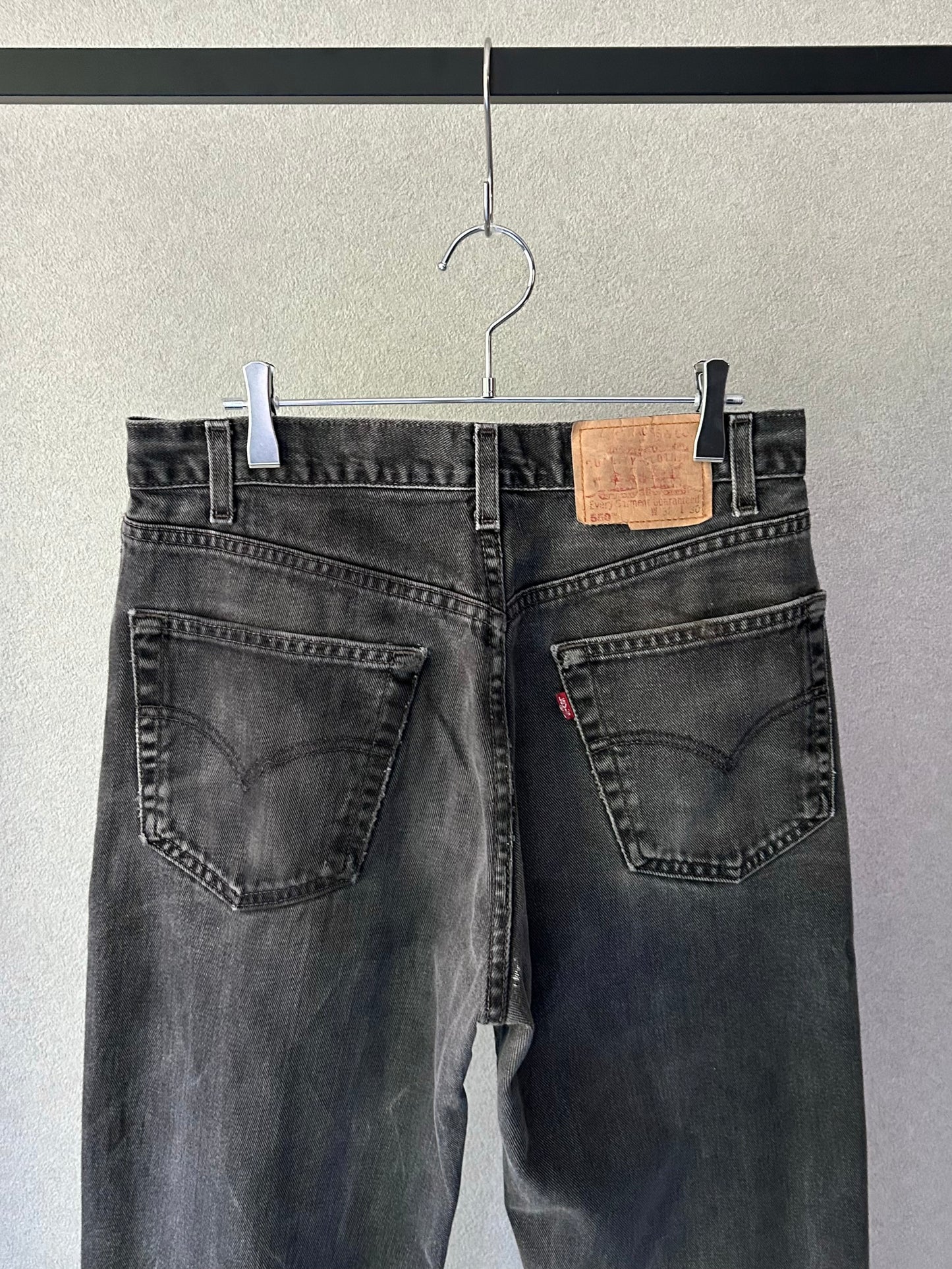 90's Levi's 550 denim pants "Made in USA"