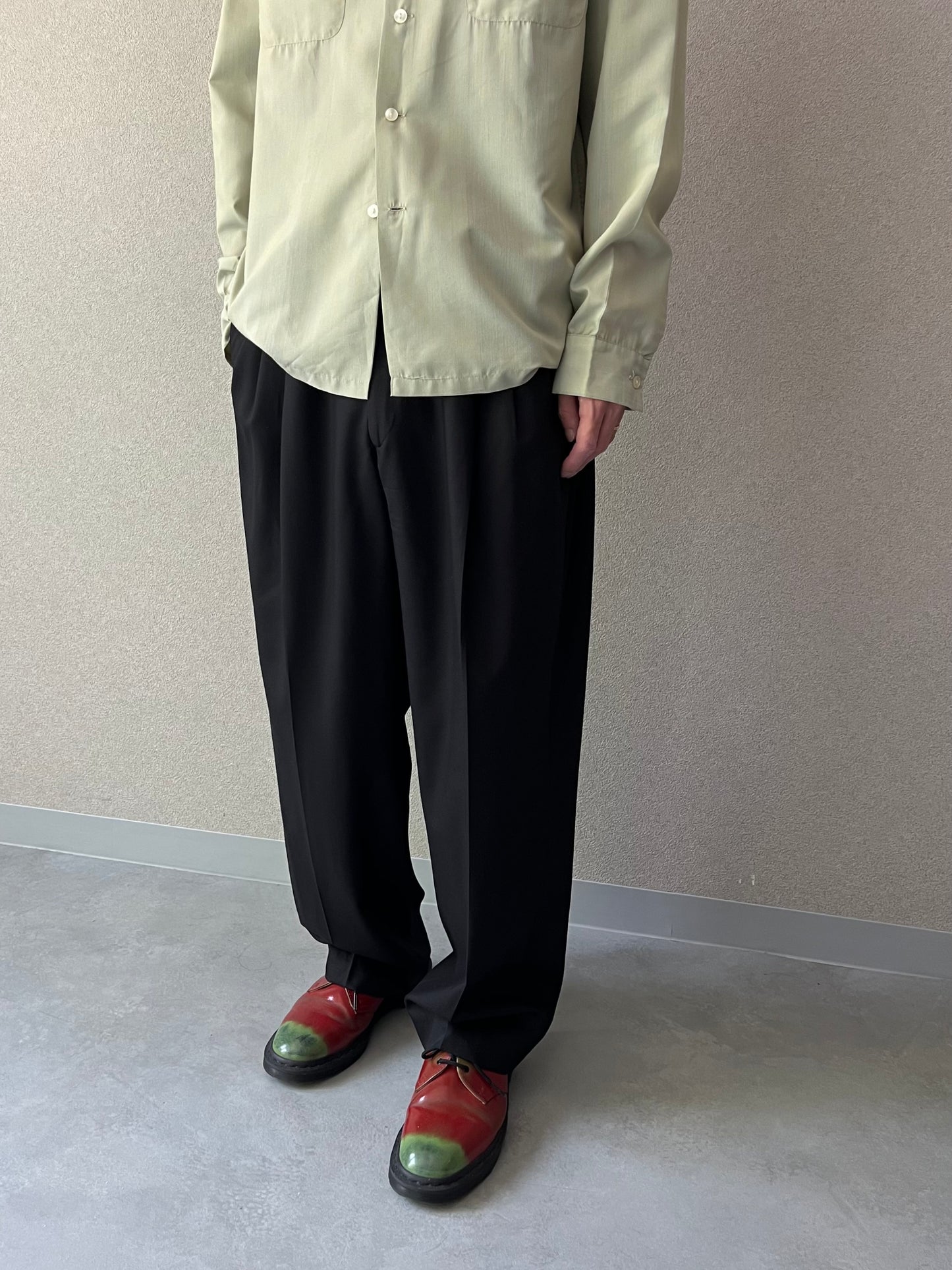 90's UNKNOWN wool slacks "Made in ITALY"