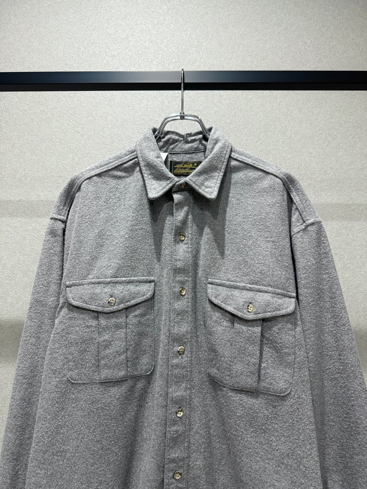 80's Eddie Bauer chamois cloth shirt "Made in USA"