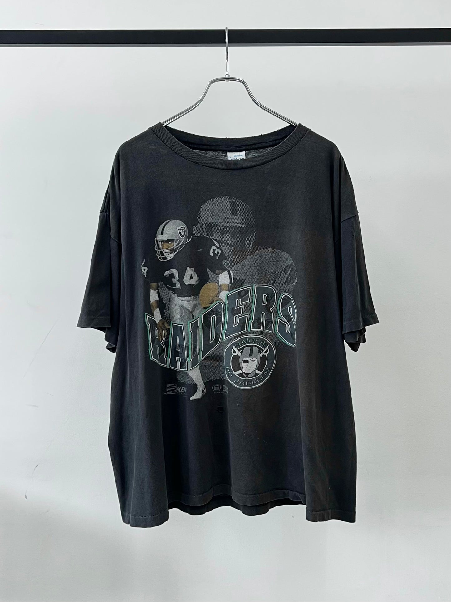 80's〜 RAIDRERS x BO JACKSON t-shirt "Made in USA"