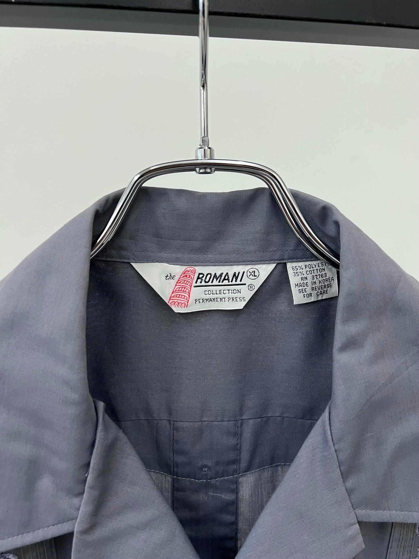 90's ROMANI guayabera shirt